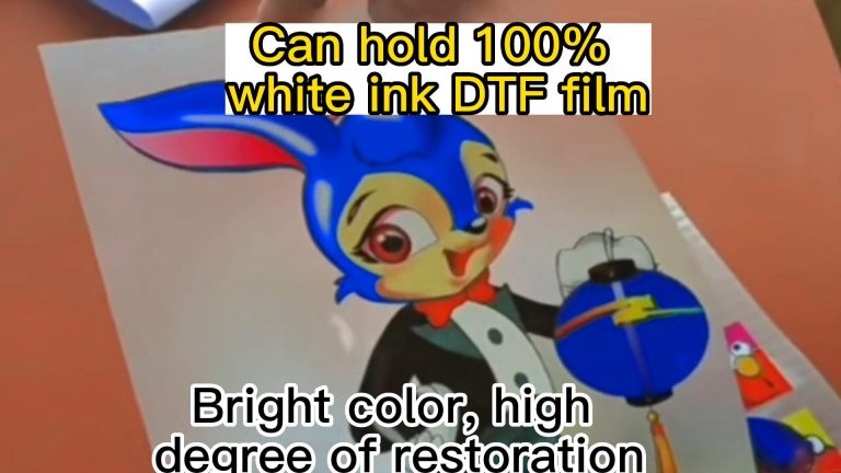 Can hold 100% white ink DTF film