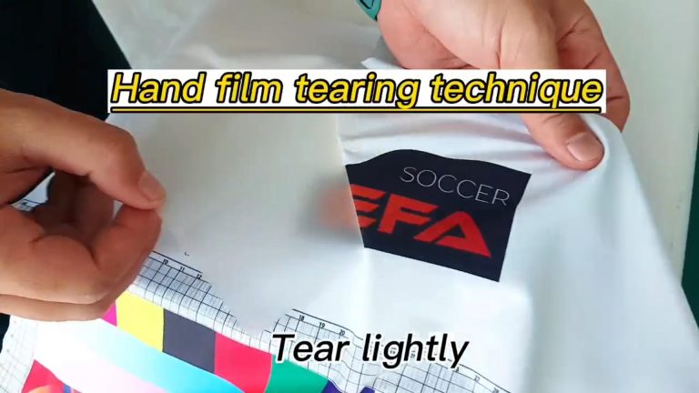 Hand film tearing technique