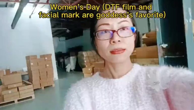 Women’s Day(DTF film and facial mark are goddess’s favorite)