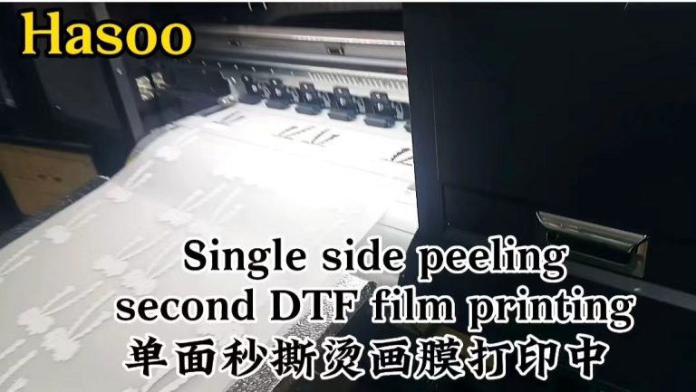 single side peeling second DTF film printing